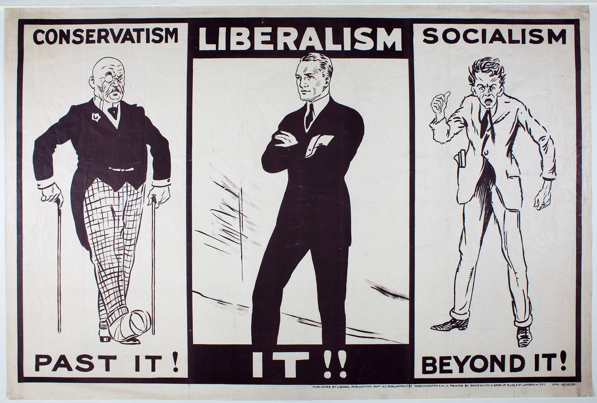 Political Ideologies Comparison Poster