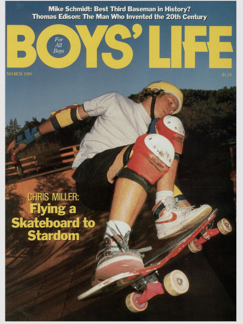 Boys Life Magazine Cover Skateboarding Stardom