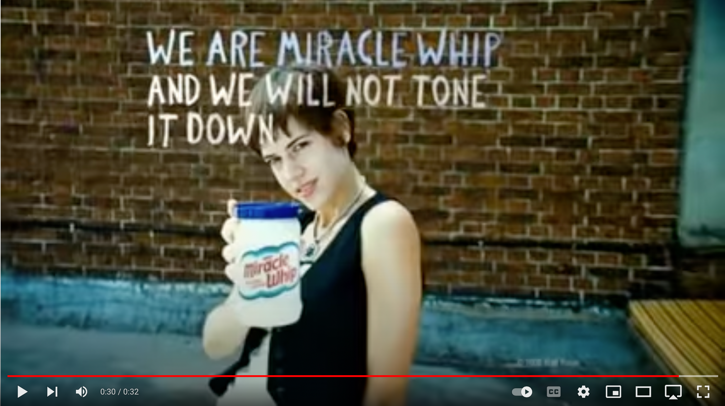 we are miracle whip