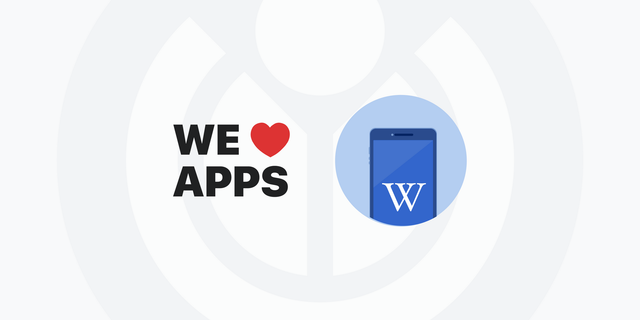 Wikipedia × Apps – A love story