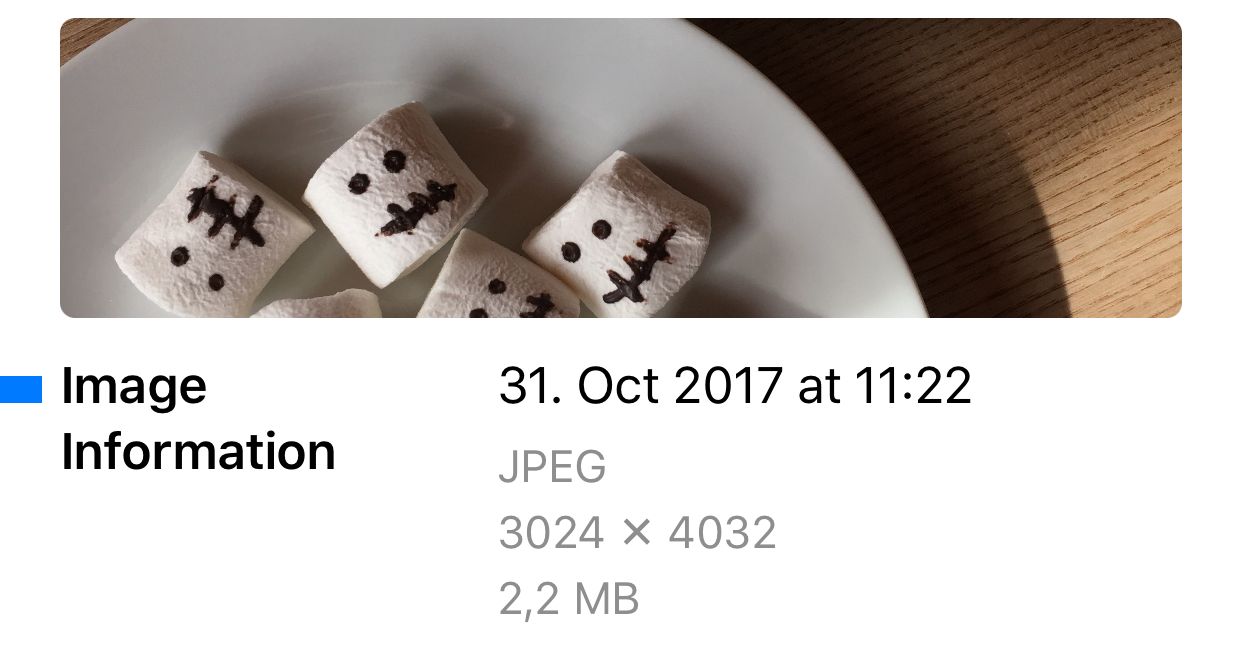 Foto mit der normalen Kamera-App aufgenommen.