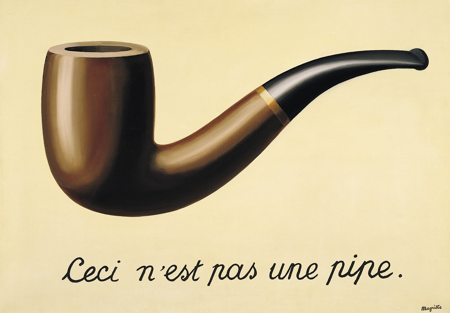 The Treachery of Images by Rene Magritte