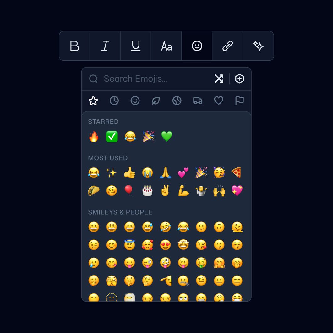 Complex Emoji Picker