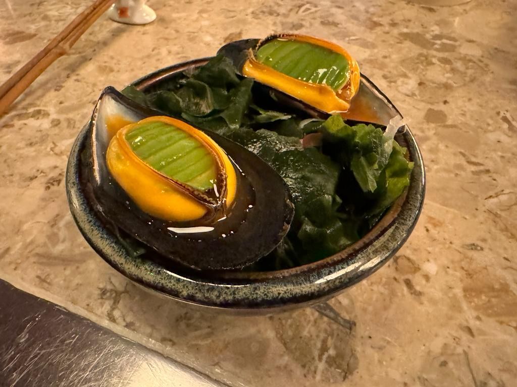 Mussel, Kosho Ponzu, avocado