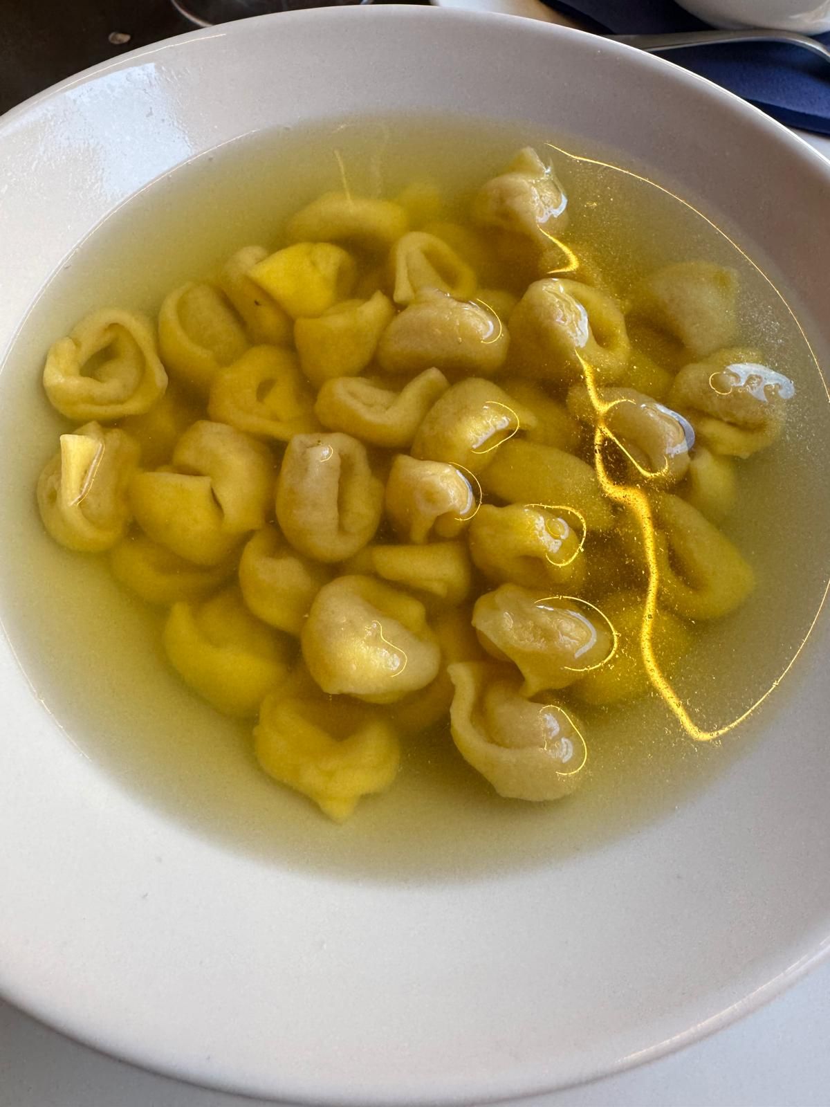 Tortellini in broth