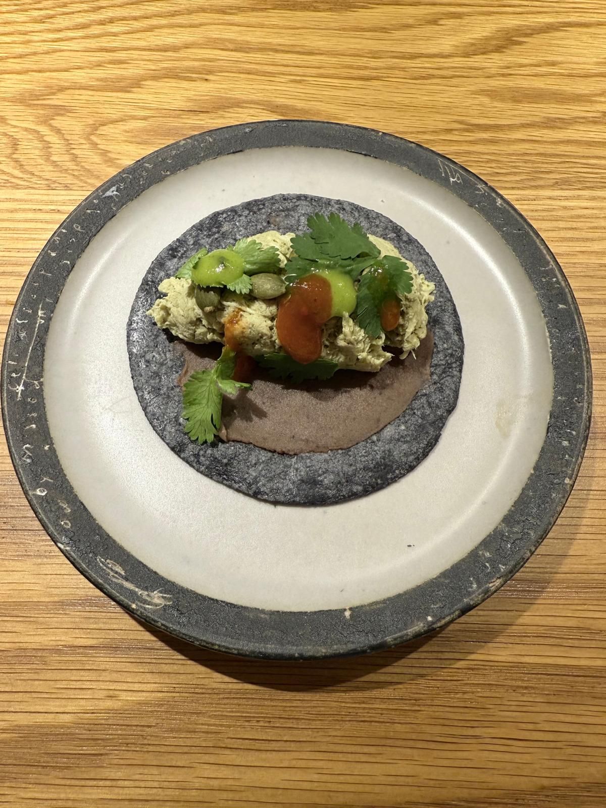 Shredded chicken in mole