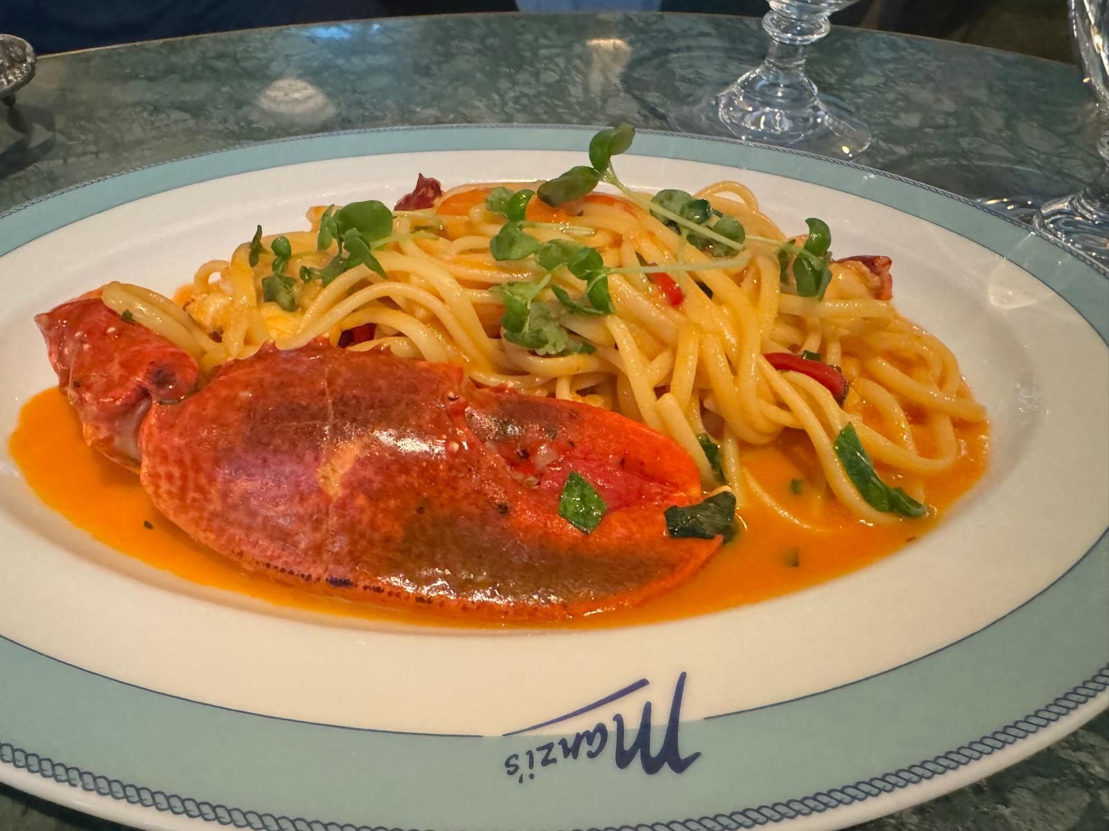 Lobster linguine