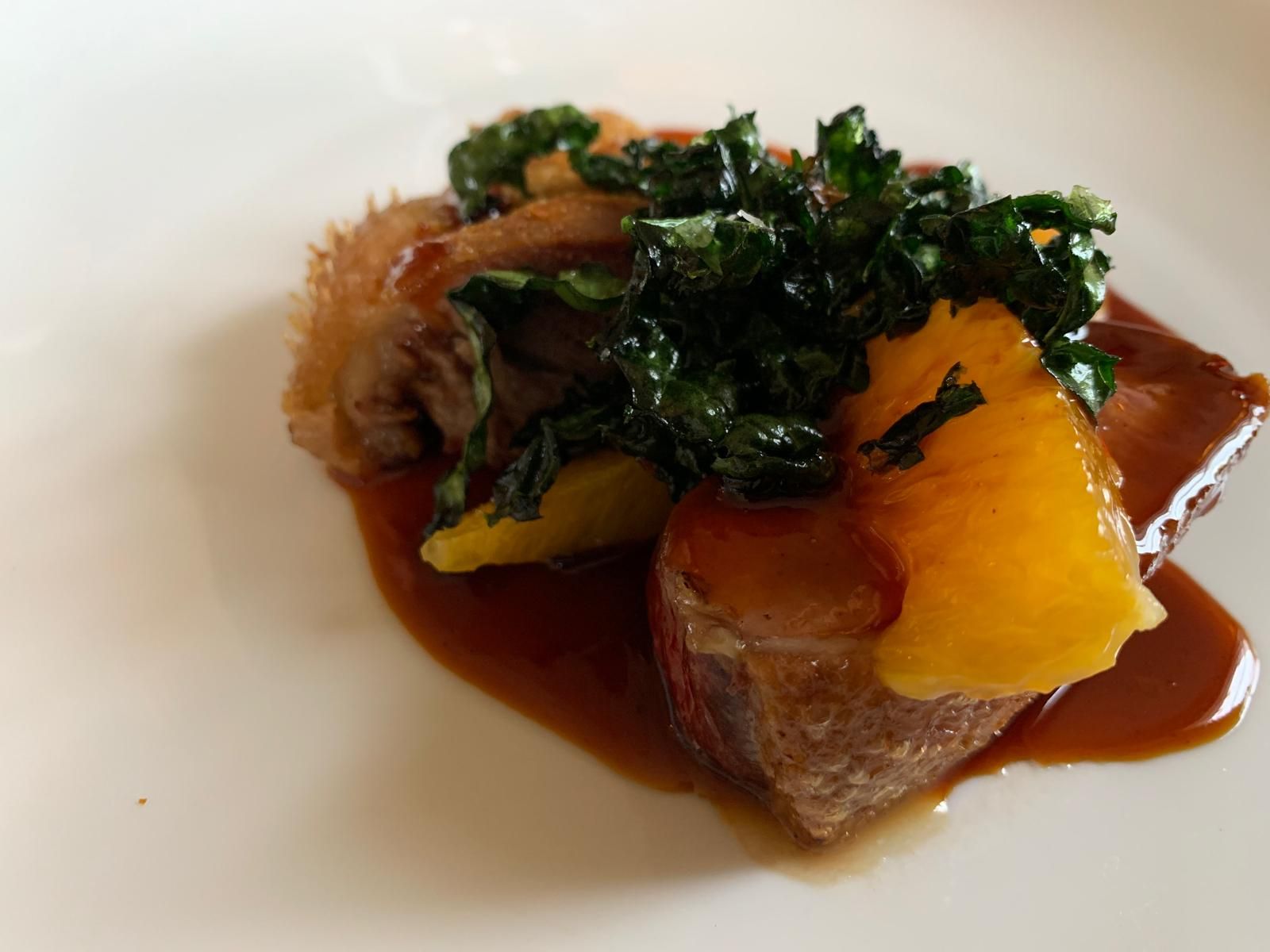 Roast Duck breast with Spiced Roasting Juices & Orange