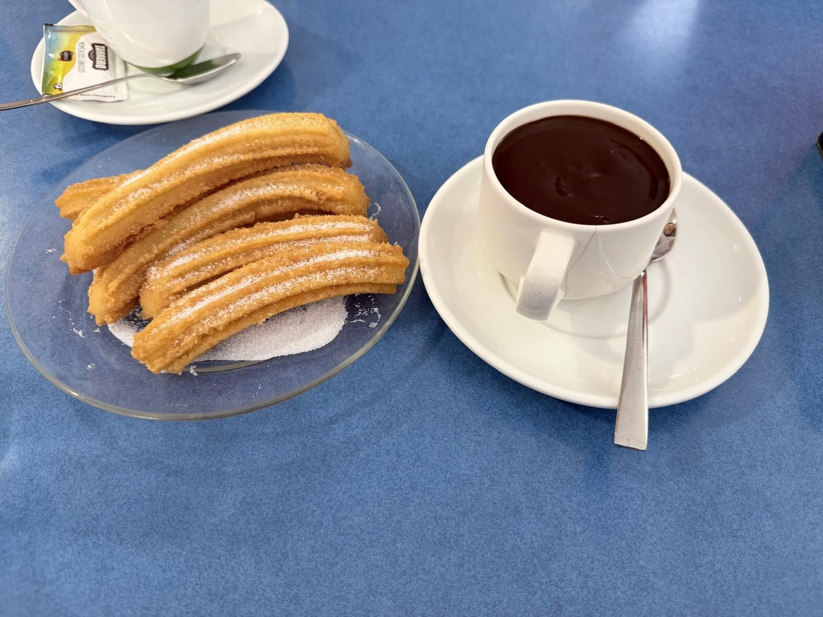 Hot chocolate and churros