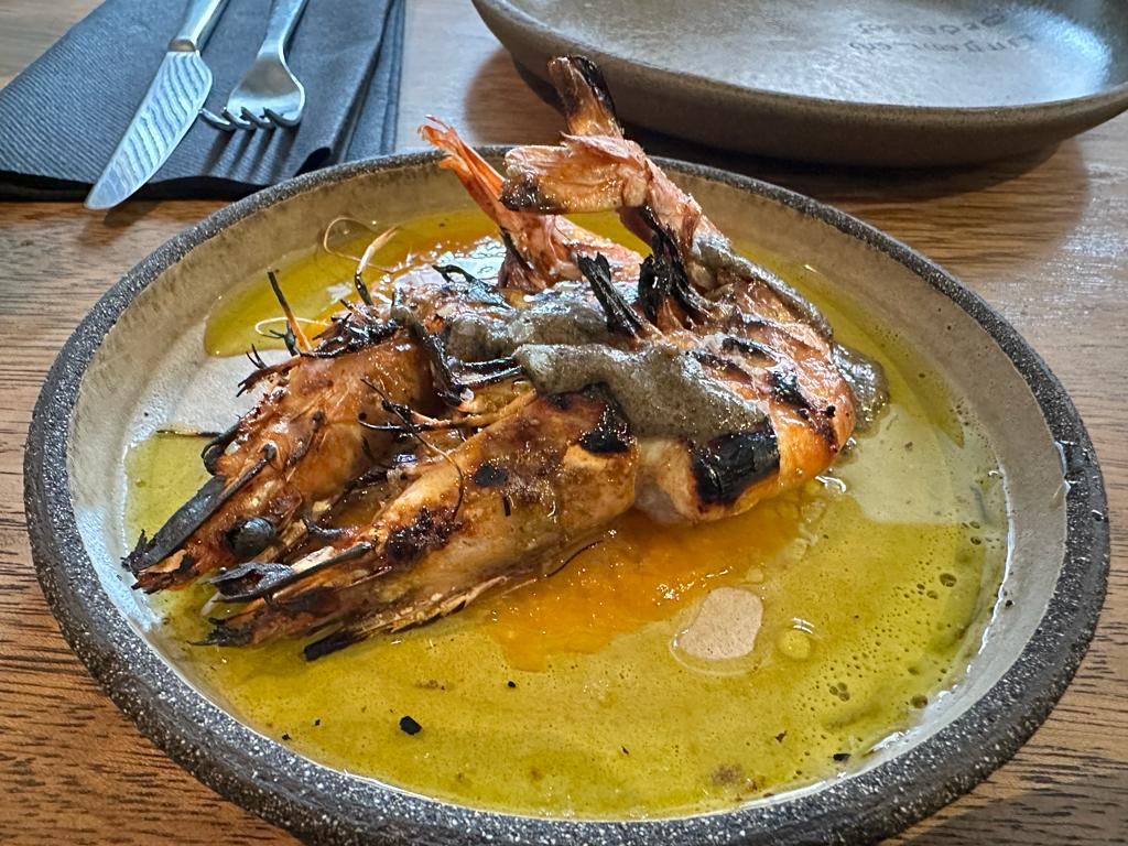 Spiced grilled Prawns