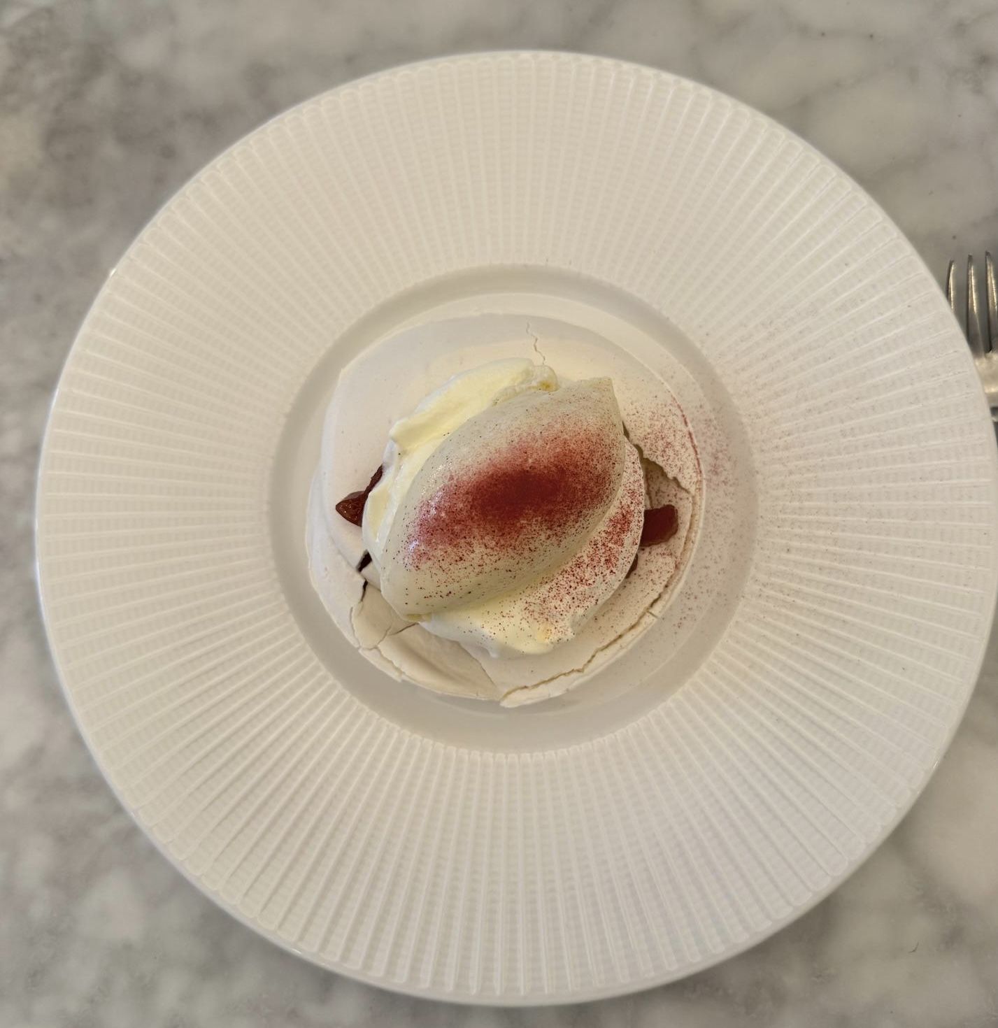Rhubarb mascarpone