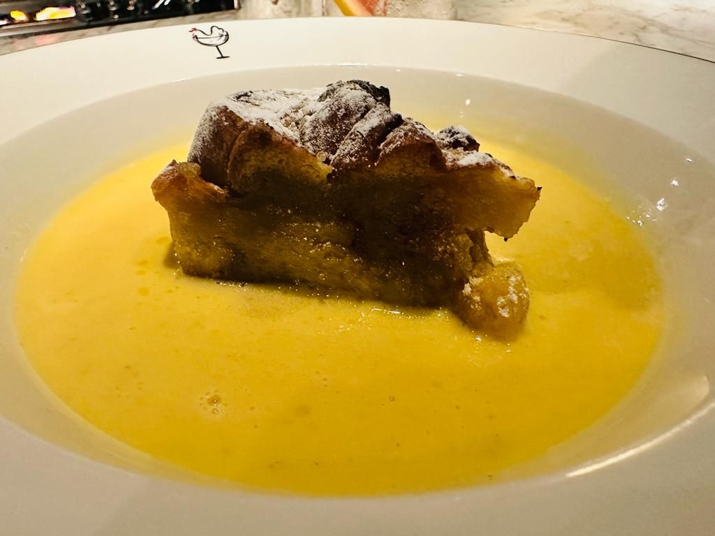 Bread and butter pudding