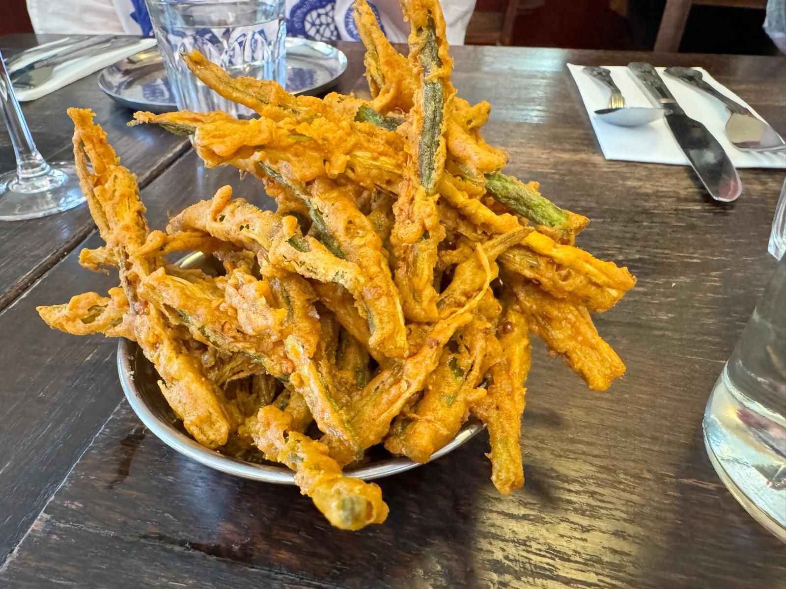 Okra fries