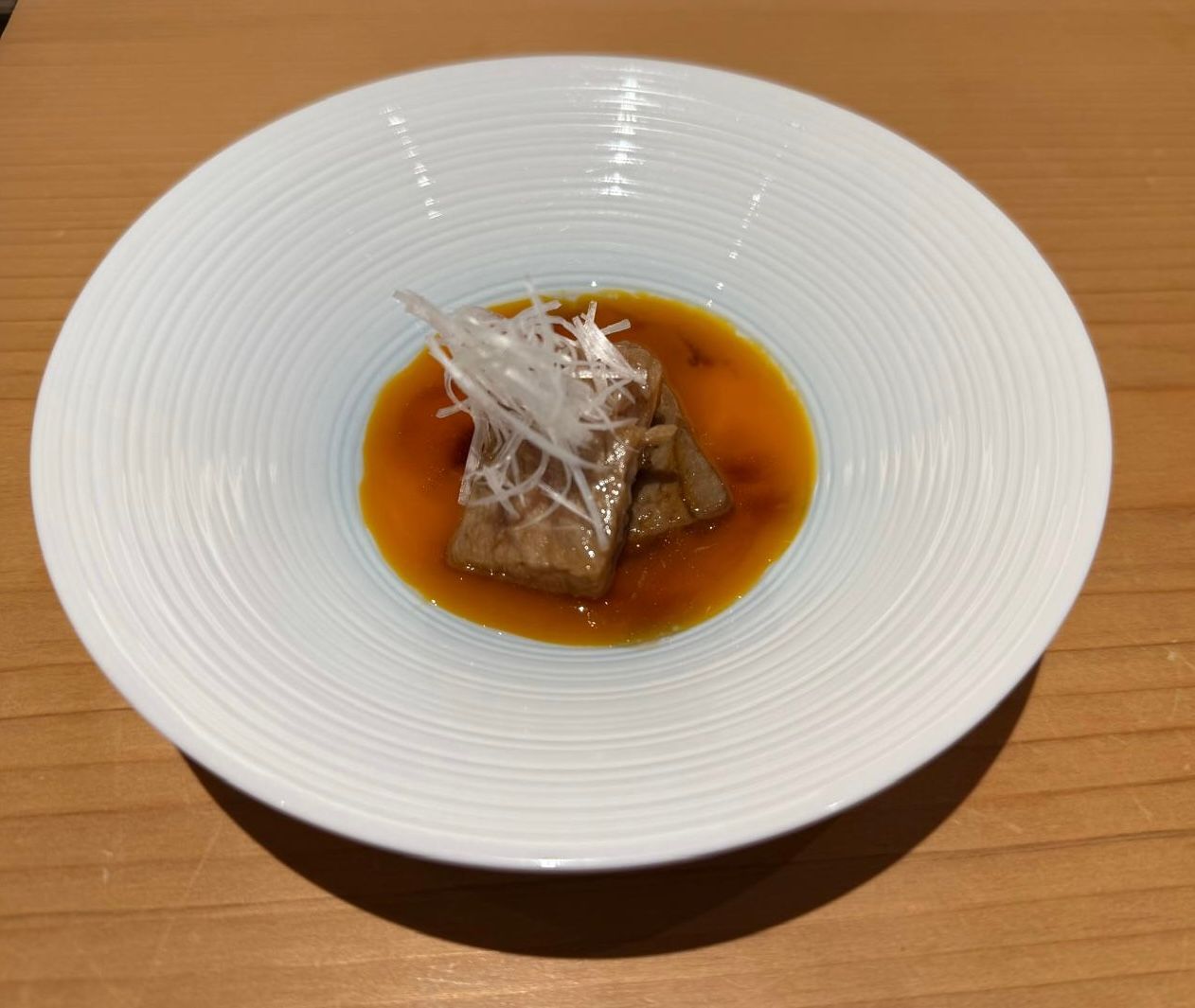 Abalone in liver sauce