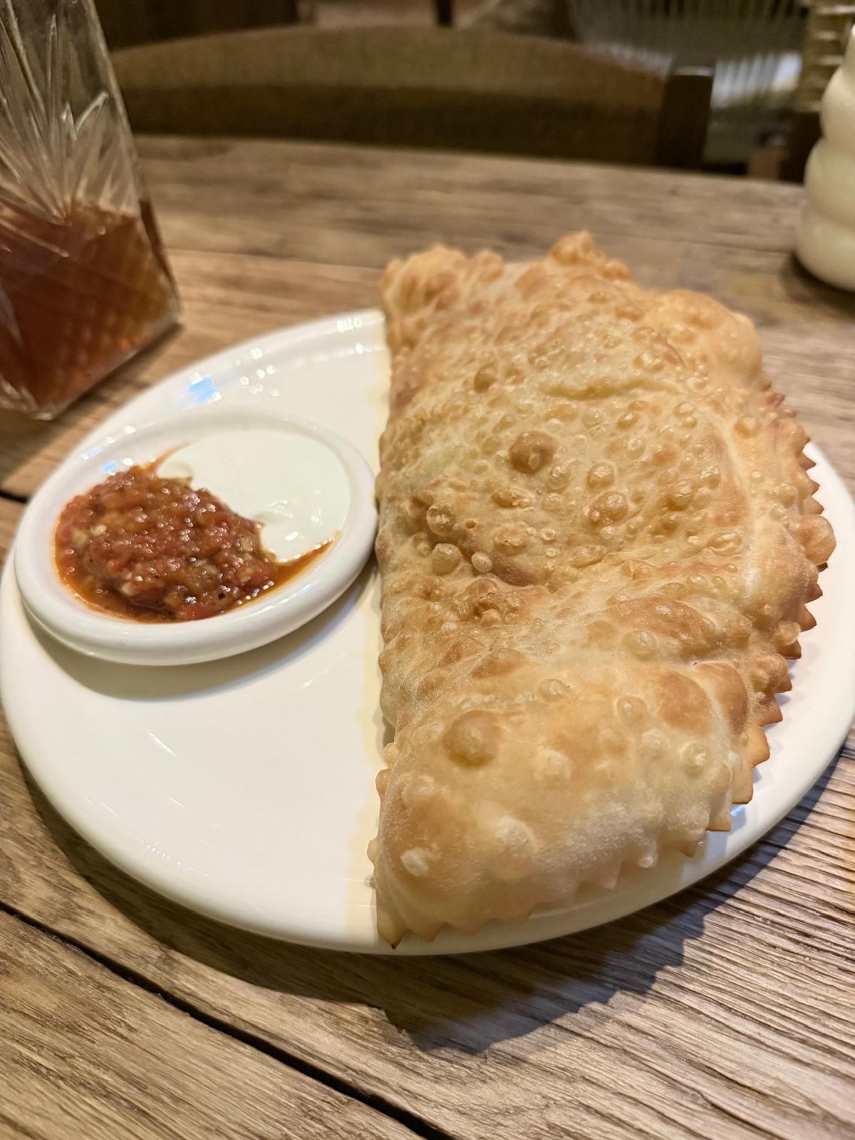 Plachinda with bryndza