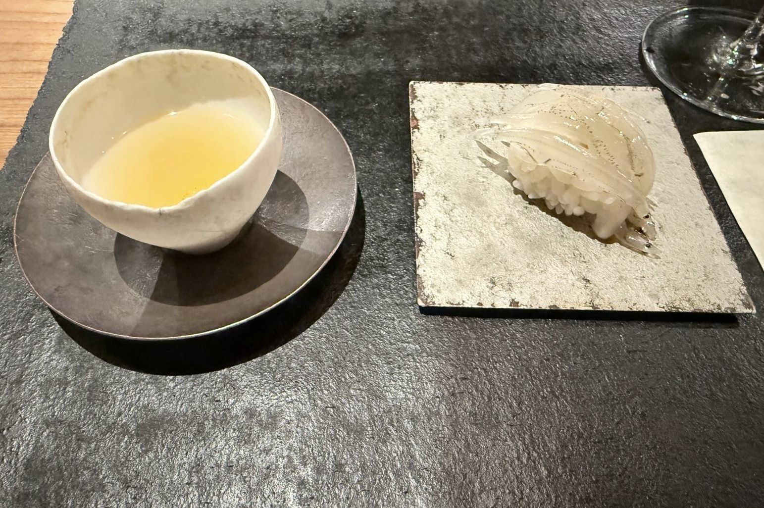 White bait nigiri