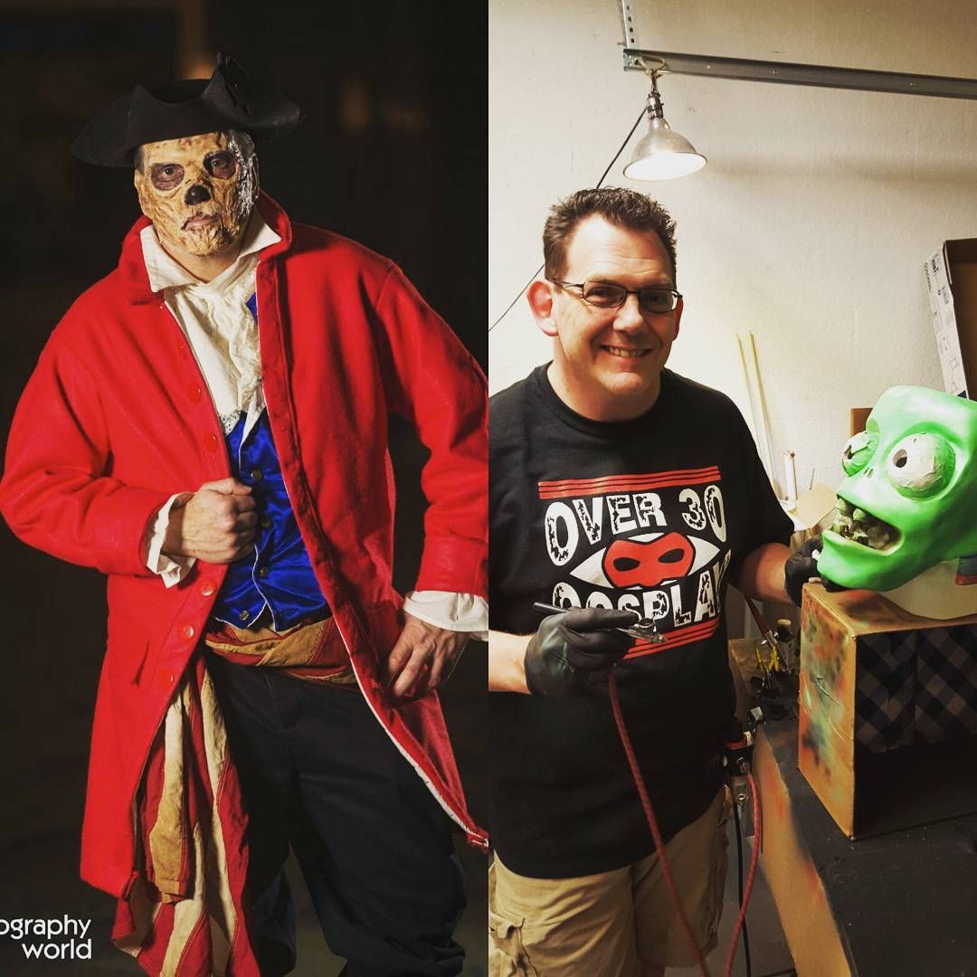 @coregeek@instagram.com tagged everyone on this and it sure sounds like fun to me so I’m adding my inandoutofcosplay to the mix! johnhancock fallout4 and me in the shop. Thanks for the idea Eric!