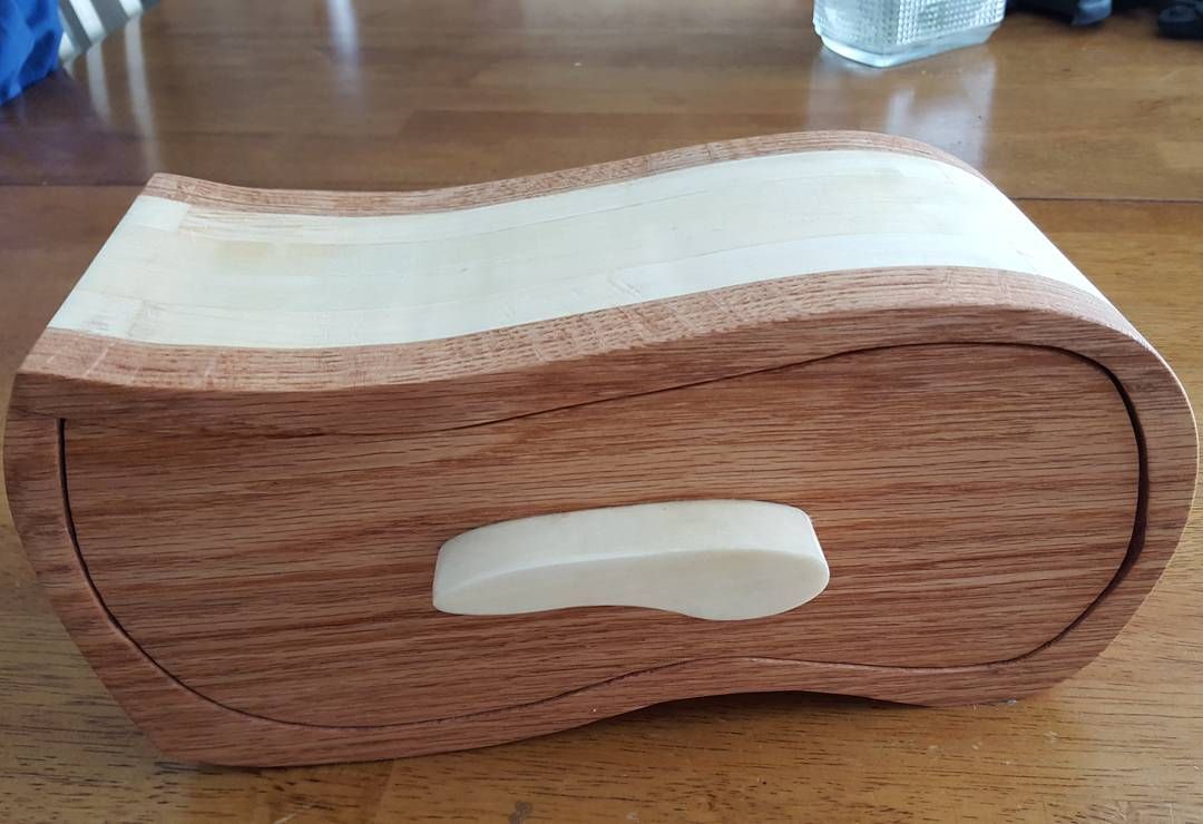 My first bandsawbox it’s a little rough but look good and I sure learned a lot about my new band saw! Not to mention this was fun, I think I’ll be making another one real soon! notaprop