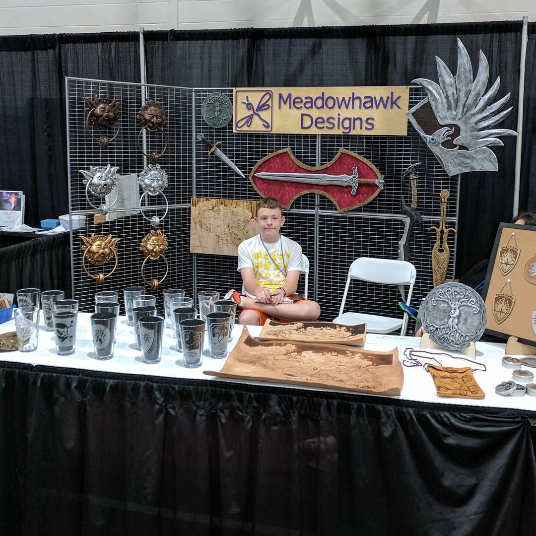 Ready for another con! @fusioncon@instagram.com for the day, it looks to be a great little con, drop by and say hi if your in the area! vendorbooth conlife geek cosplay