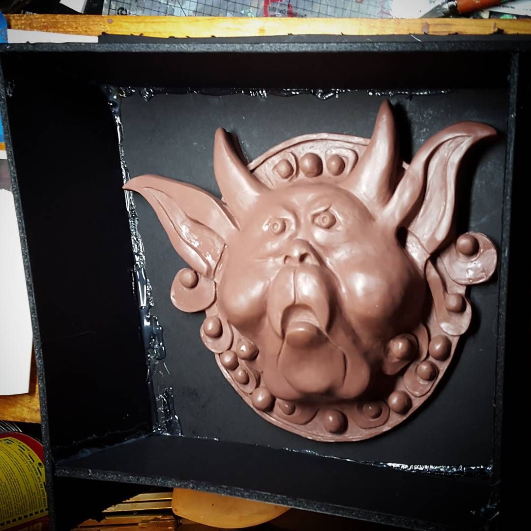 Ready to mold: Labrynth Door Knocker