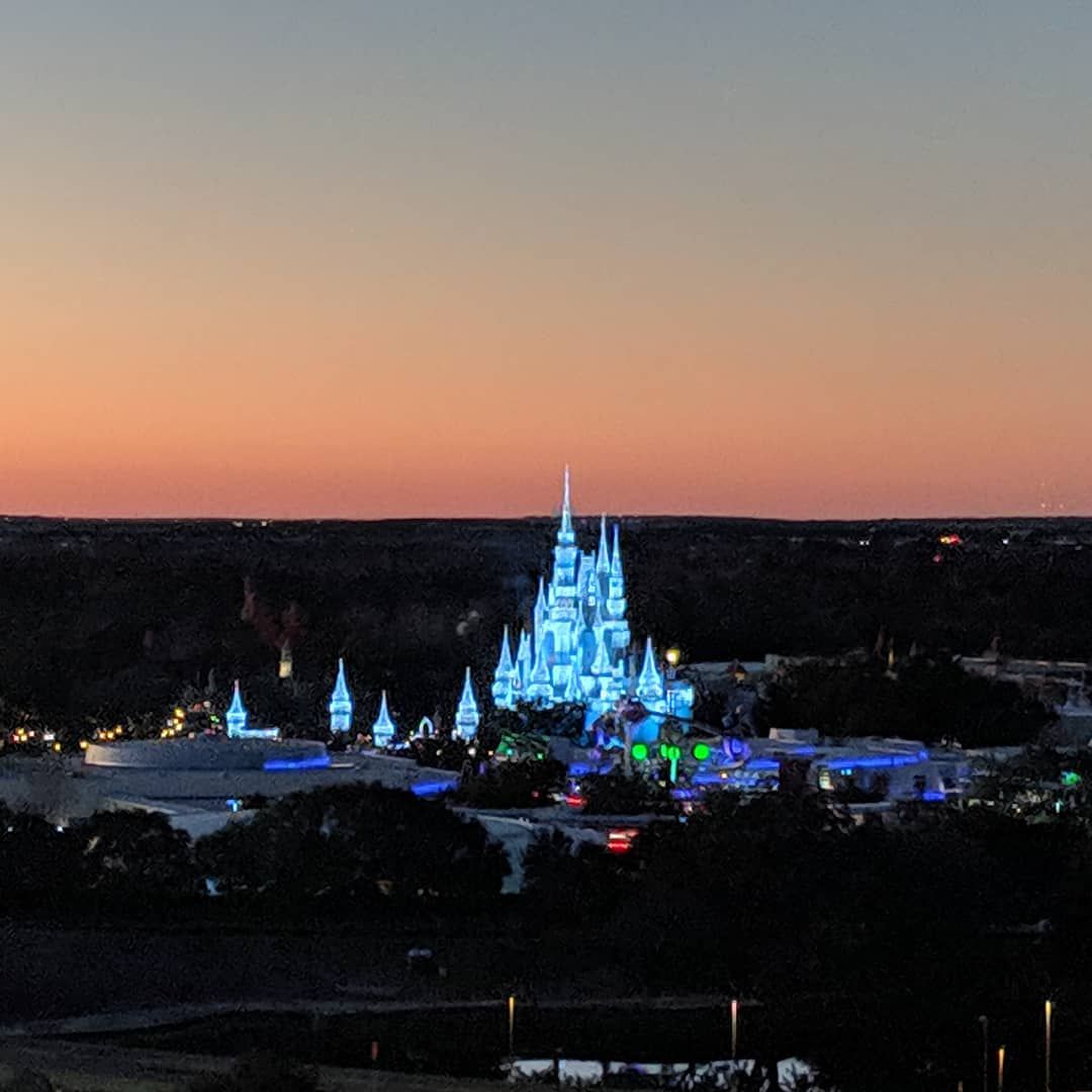 Caught a cool shot of the Magic Kingdom today while goofing off at Disney.