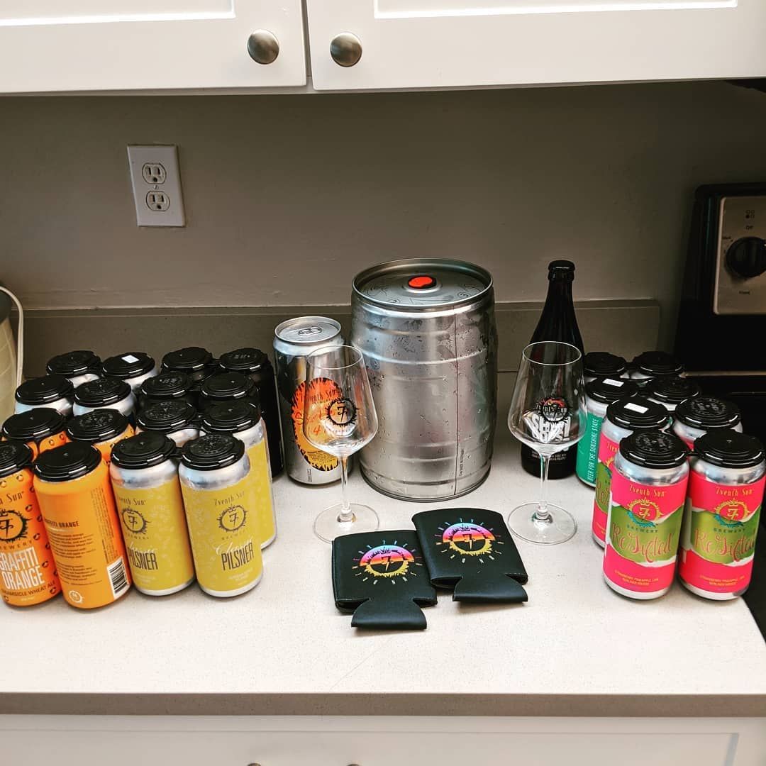 Wow I just got a care package from my favorite brewery! Why? Well I can’t go there and haven’t been since January because I have an immuno issue that’s kept me at home since later February to avoid that little virus that’s running amuck. Well my lovely wife @spunkybuddha1@instagram.com had done an interview with a local news paper about what we missed, being stuck at home and she mentioned how we miss our trips over to the brewery. Next day we were hearing from the wonderful folks over @7venthsun wanting to know if they could drop off a little covid care package! They just dropped it off today and wow what a care package!❤️ Thank you so much to 7th Sun Brewery and we really miss you guys!! For the record, I’m enjoying a cool glass of Control Freak right now!7eventhsunbrewery seventhsun drinklocal craftbeer floridabreweries floridabeer
