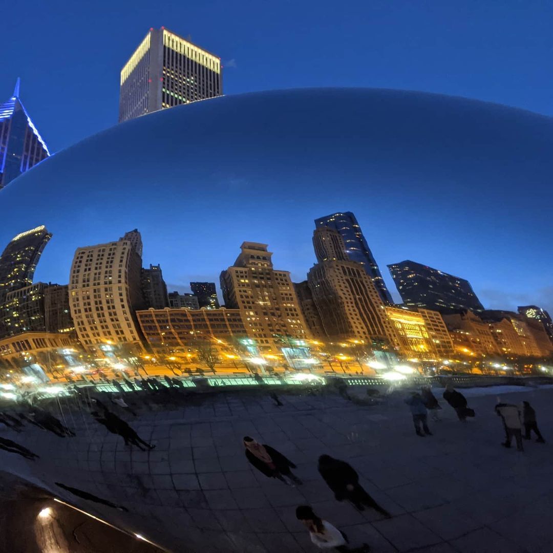 Checking out what Chicago has to offer! It’s not heat, I can tell you that! nightphotography