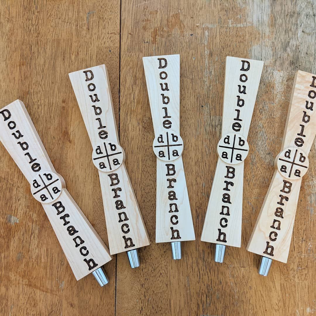 Sent these maple tap handles off to @doublebranchartisanalales@instagram.com brewery today, hoping they can send me a photo of them in action! If your lucky enough to live in the area, swing by and pick up some really yummy beer as they are seeking beer to go. 🍻floridabreweries floridabeer woodworking taphandles