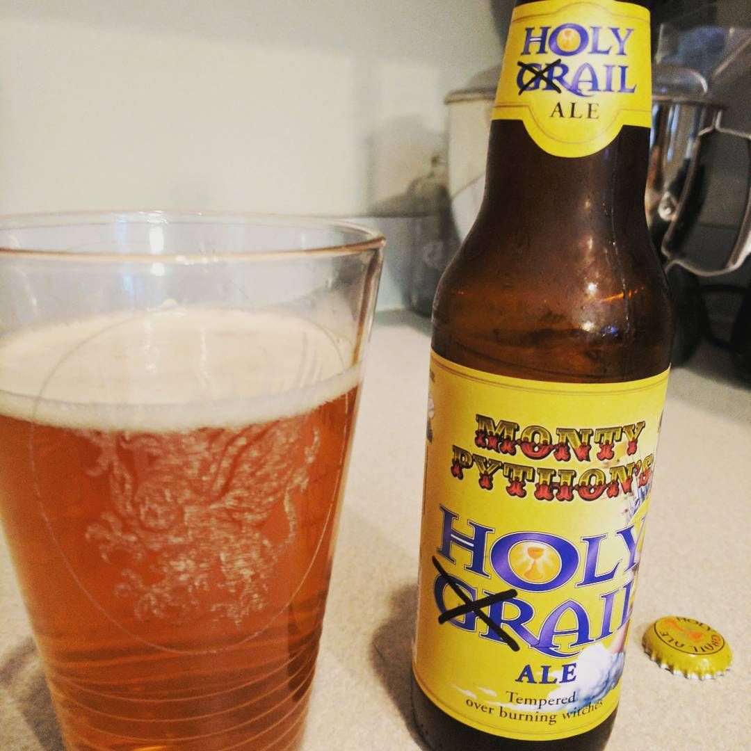 Holy Grail Ale, seems prop make appropriate… Happy weekend! beer