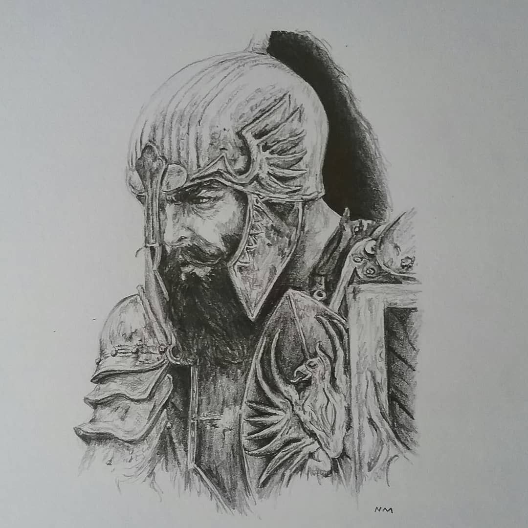 Over the years I have been inspired by many other artists so I was thrilled to have the chance to pay back and Inspire another artist to create! @ithelana_lavellan@instagram.com is a fantastic artist and she did this awesome work inspired by one of the cosplay photos of blackwall from dragonageinquisition so very cool! Thank you Nat!