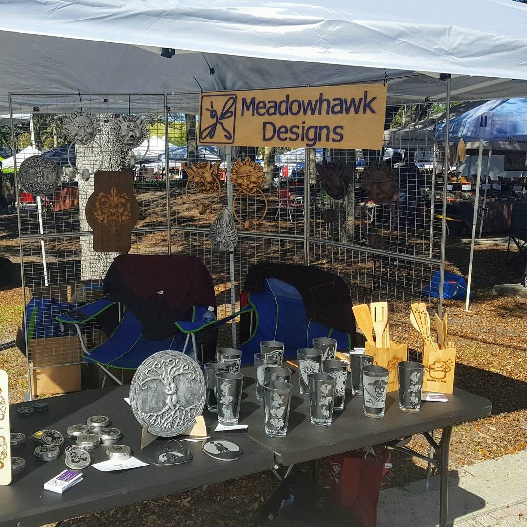 Our first vendor booth! We decided to do the local market as the test run for upcoming Cons. Really learning a lot and having fun! Come see us if your in town. vendorbooth outsideforonce isthatthesun?