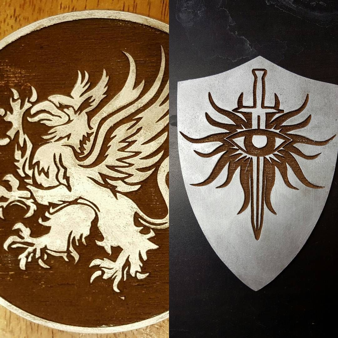 Had some fun with the laser last night, can we say dragonageinquisition christmass ornaments? Coming soon to my store along with some other game related verieties! After all… Why not!