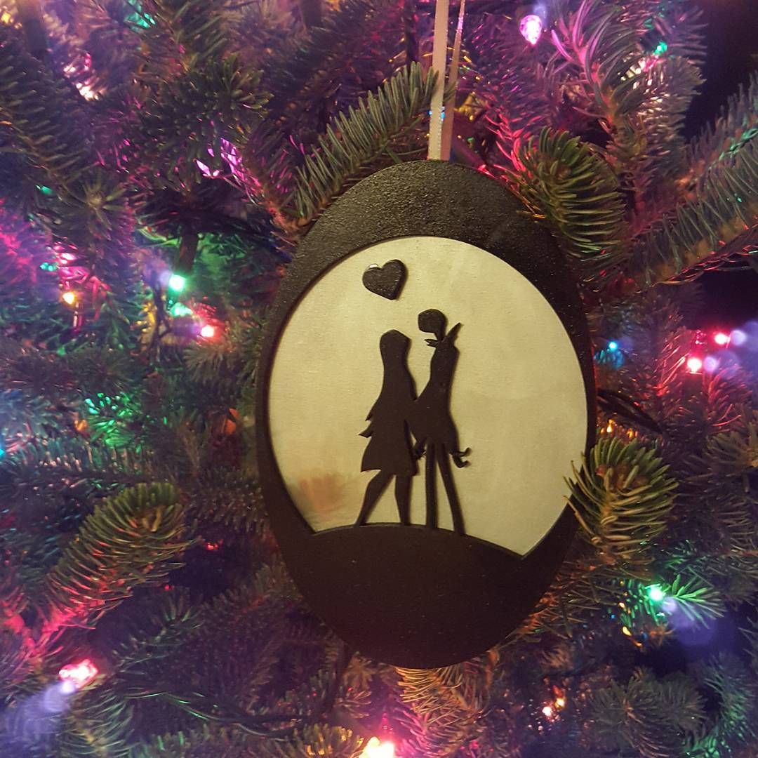 Finally got one of my lasercut Christmas ornaments on an actual tree! I’ve been so busy filing orders that I’ve had no time to decorate. Speaking of, check my shop if you’d like one of these, I’ve got a few on hand still :D