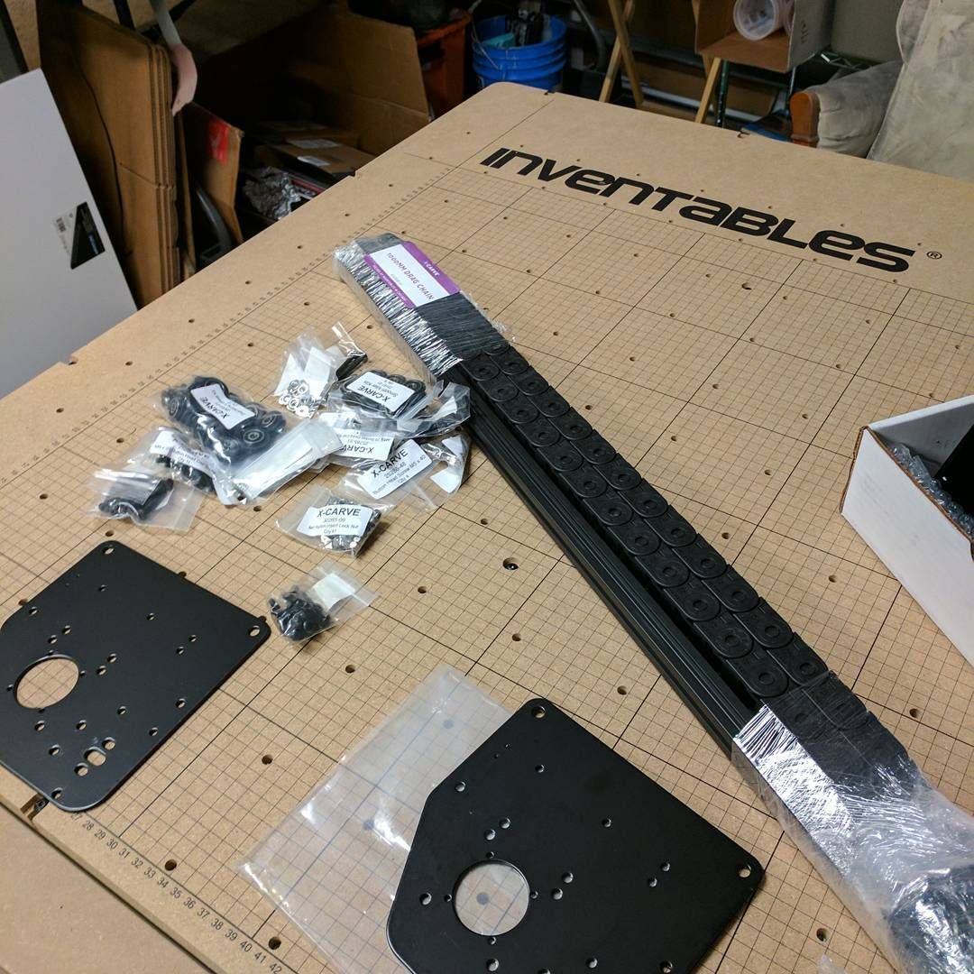 I’m making something new but it’s not art this week..Well it kind of is… Anyway this week is tool making week! I’m coming along pretty well on the new xcarve . Can’t wait to get this going, already have projects planned and drawn up! wip