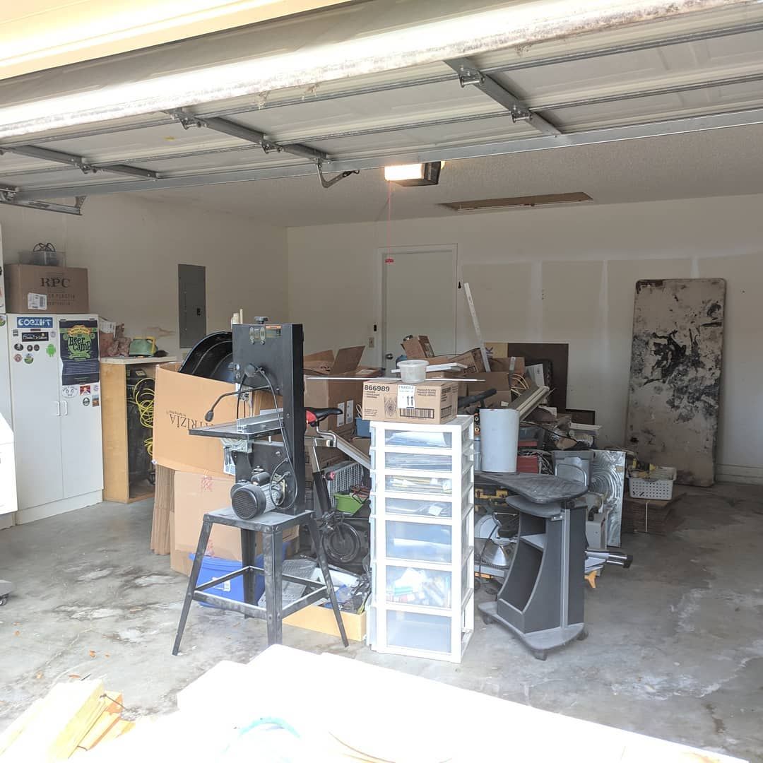 It’s shop building day! We survive the move with our sanity as questionable as before but no worse! Now to make this place a productive work shop, can’t wait!