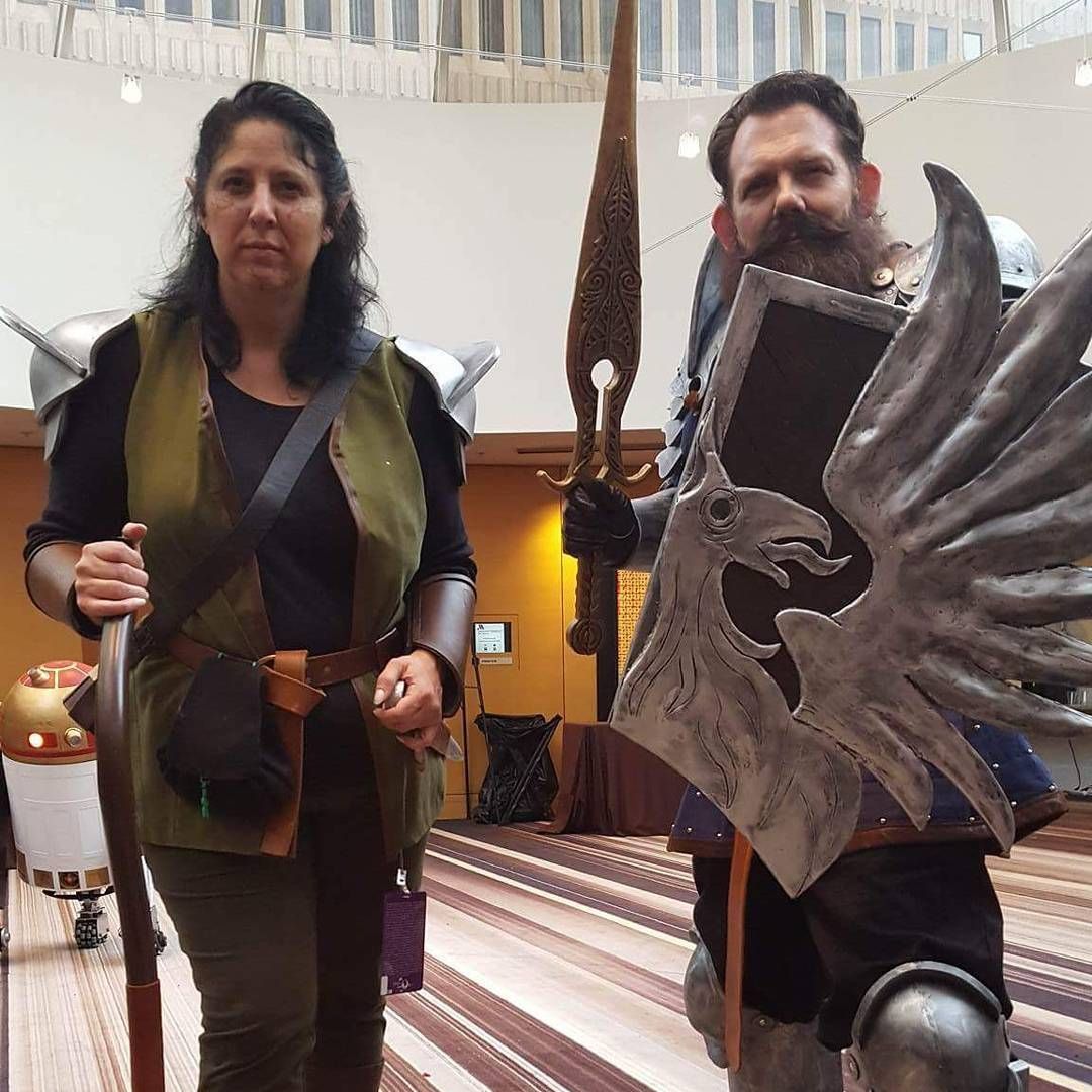Got another decent picture of the Blackwall dragonagecosplay . I’m going to get a real photo shoot lined up soon since all the pics we took are pretty meh. Also it will just be more fun to have some nice outdoor shots to show of details.