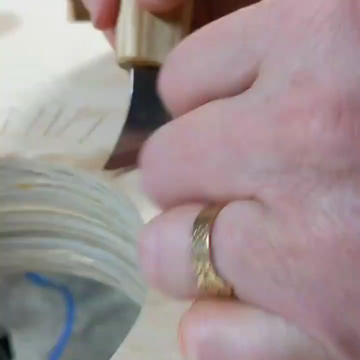 Just a bit of video of me carving runes to some Irish tunes!woodcarving runes
