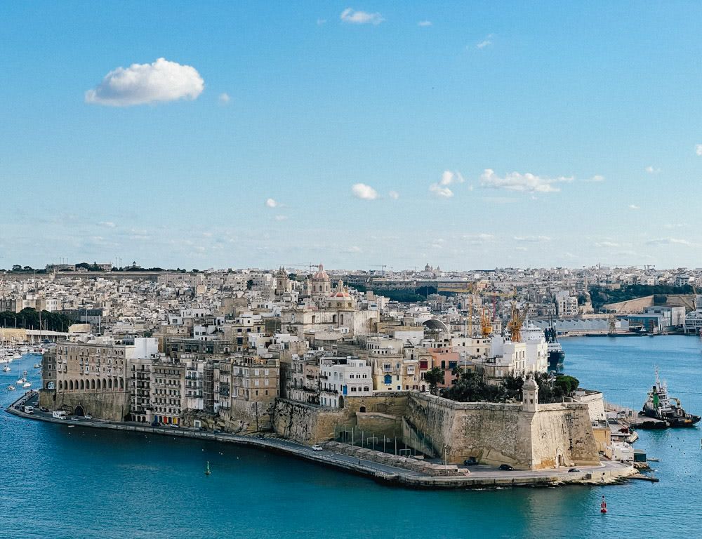 Looking towards the Three Cities from Upper Barrakka