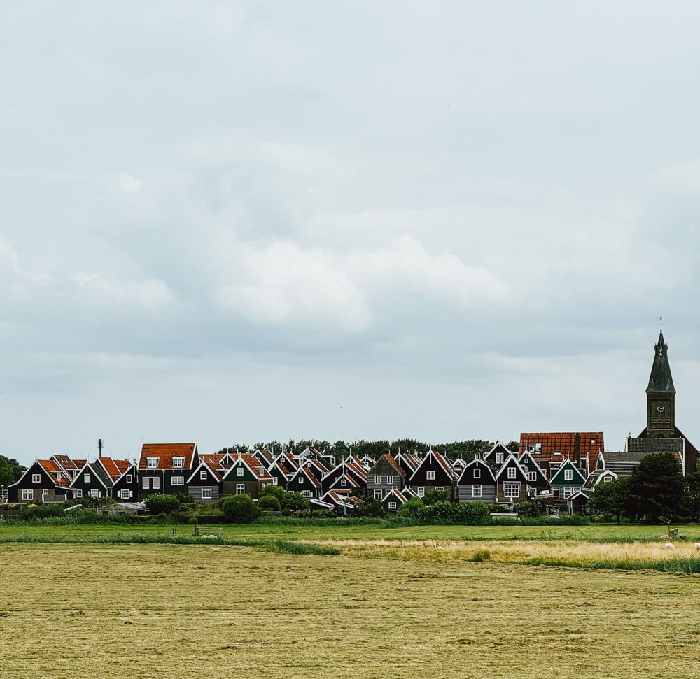 The colourful wooden houses of Marken