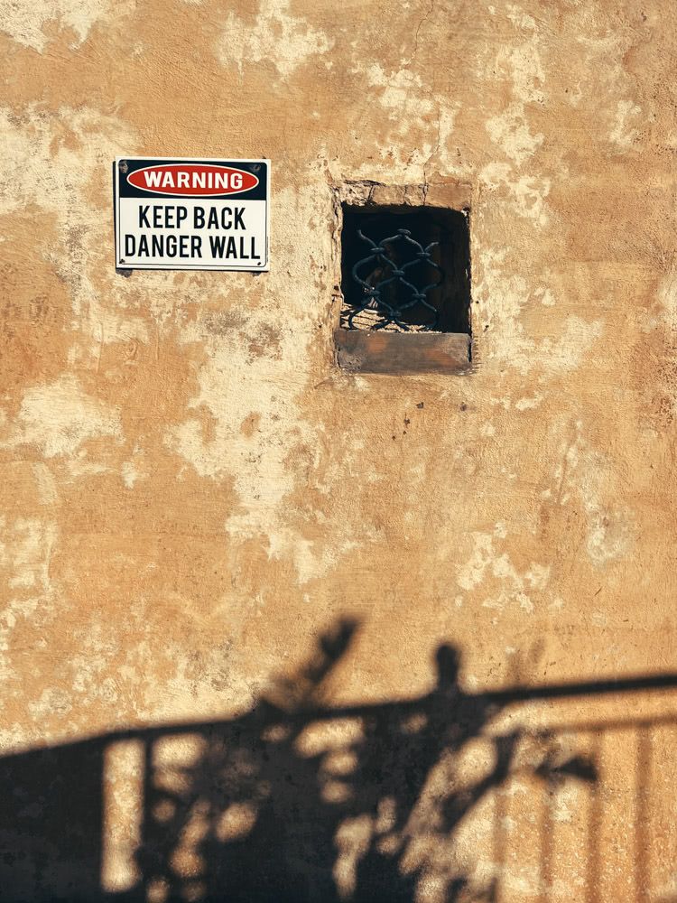 And after all, you’re my danger wall… Oasis reference anyone?