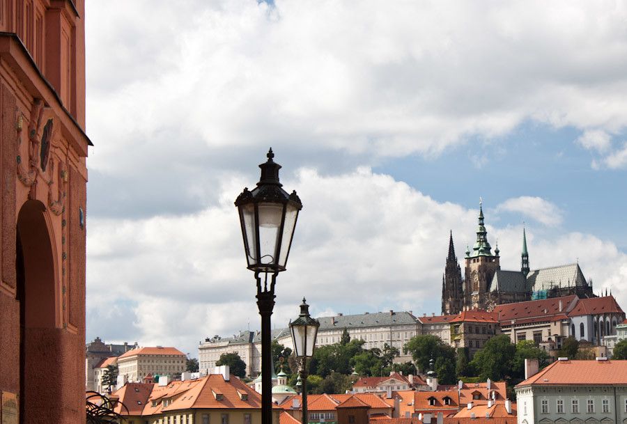 A view of the Prague Castle