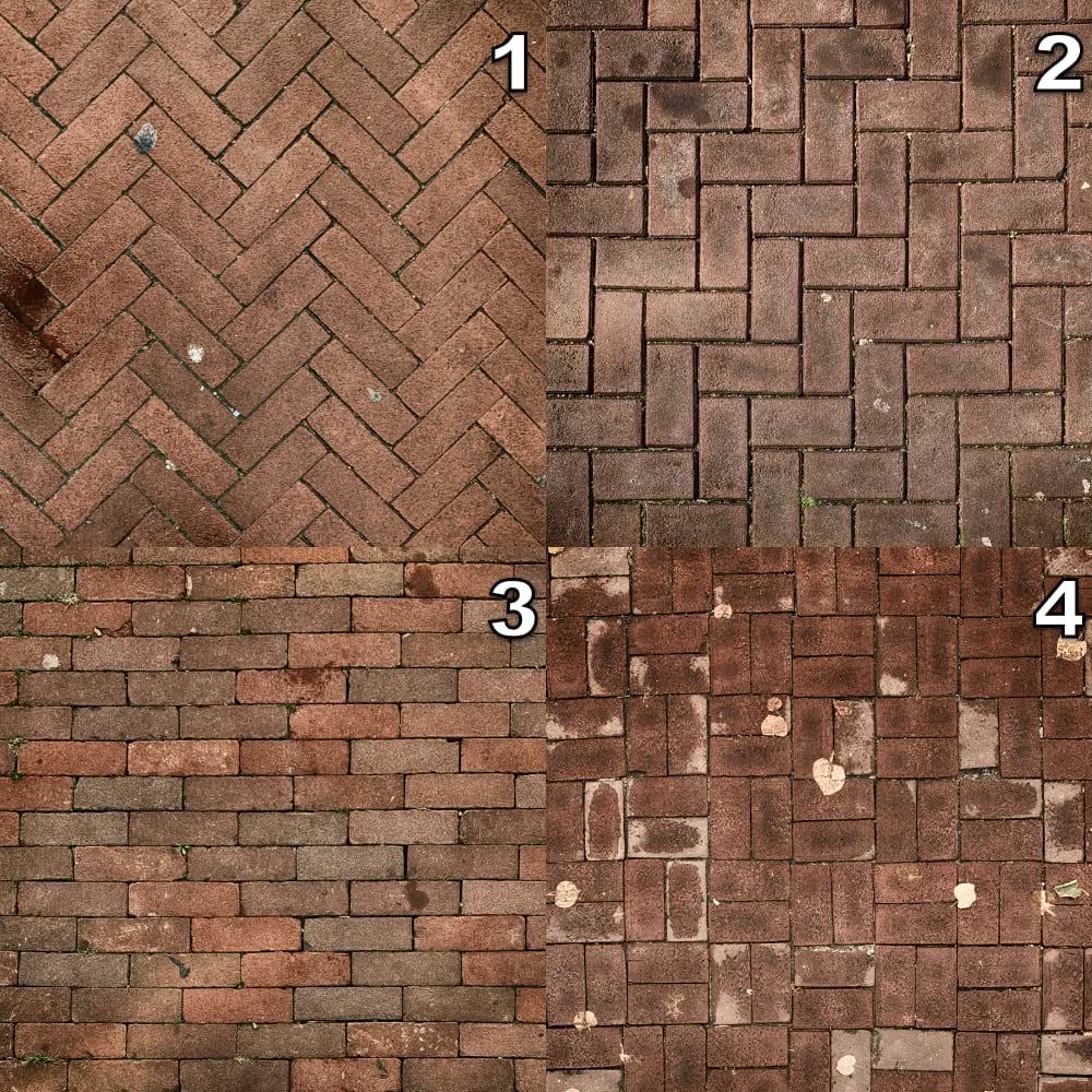 The four major brick patterns