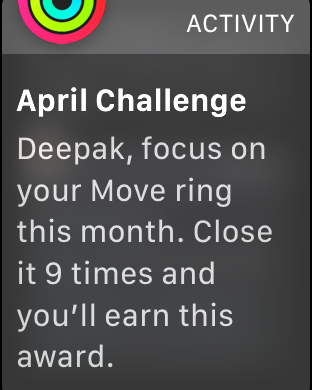 April Challenge