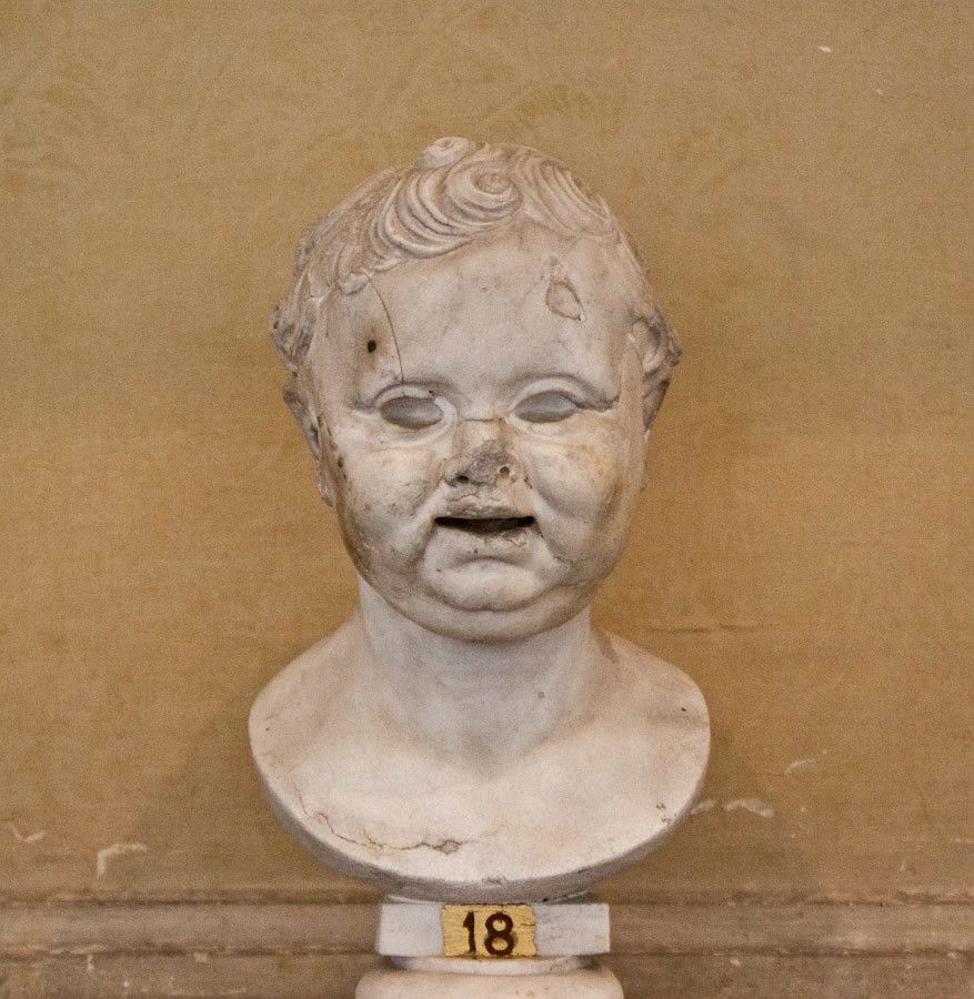 The bust that reminded me of…