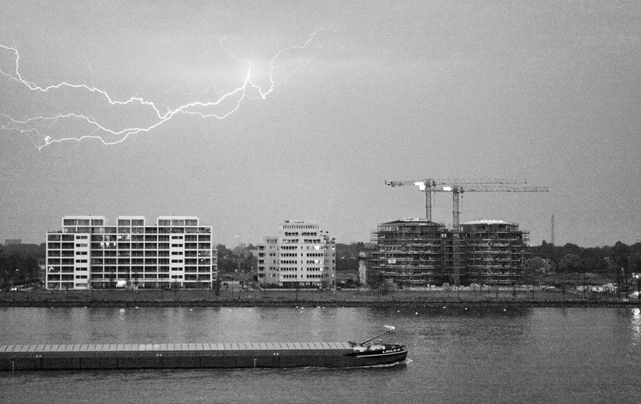A thunderstorm in Amsterdam