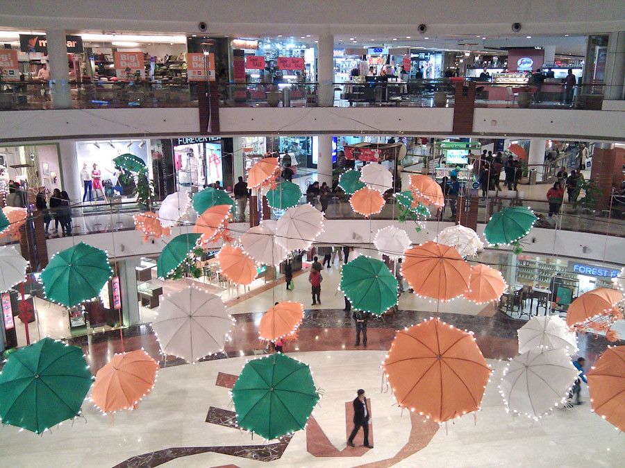 One of the Delhi mega malls