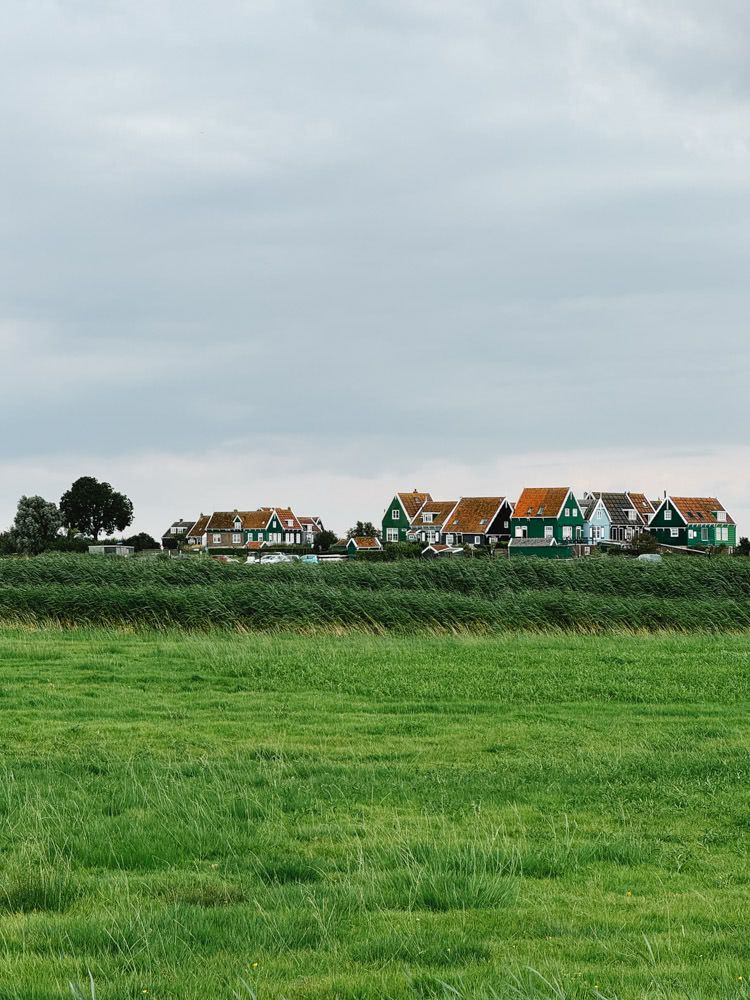 The colourful wooden houses of Marken