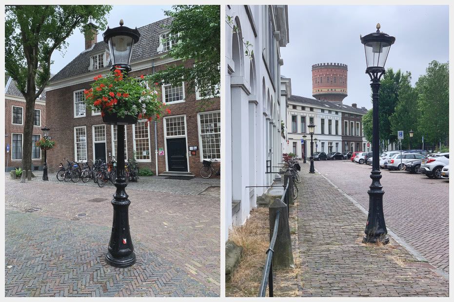 The distinctive Utrecht lamposts