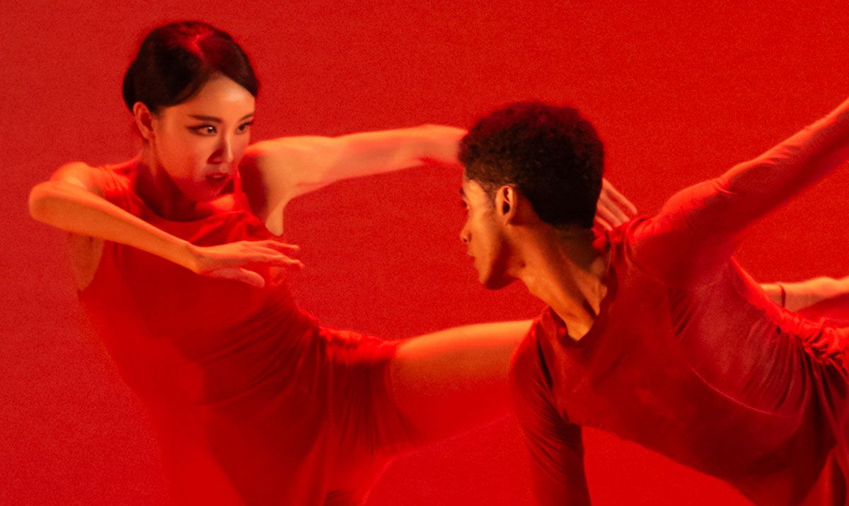 Jimin Kim and Arthur Wille in Arielle Smith’s Five Dances. © Photography by ASH