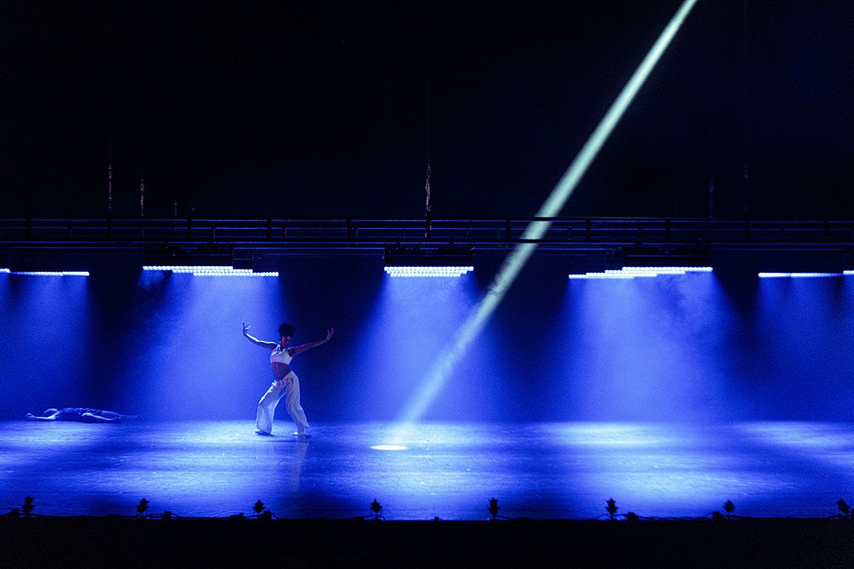 BLUE MAKWANA’s ‘Toasted’, part of Sadler’s Wells Young Associates Four bill. © Jack Thomson